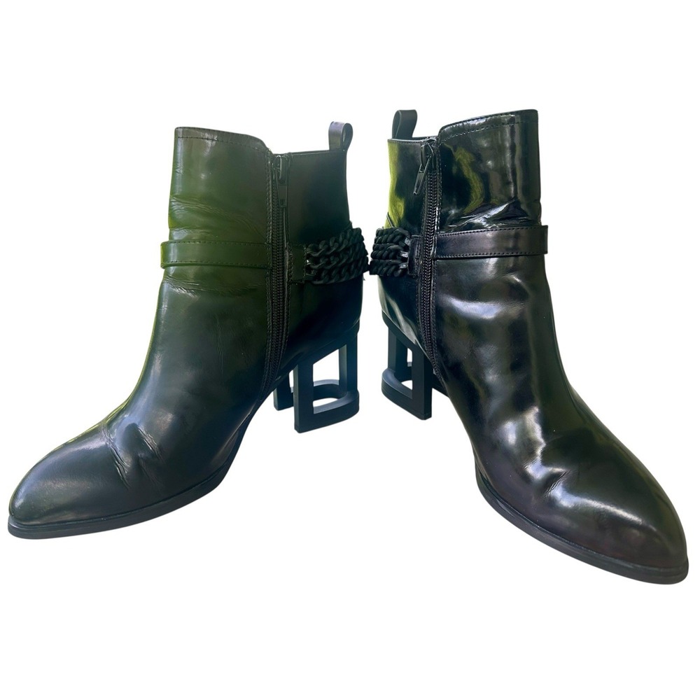 JEFFREY CAMPBELL Oriley AAXEL‎ Chain Women's Boots US 7